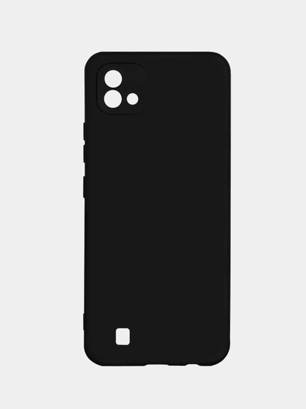 Чехол Realme C20 / Realme C11 2021 Реалми С20 / С11 2021 черный силиконовый