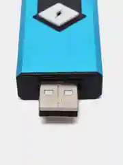 Голубой зажигалка электронная USB