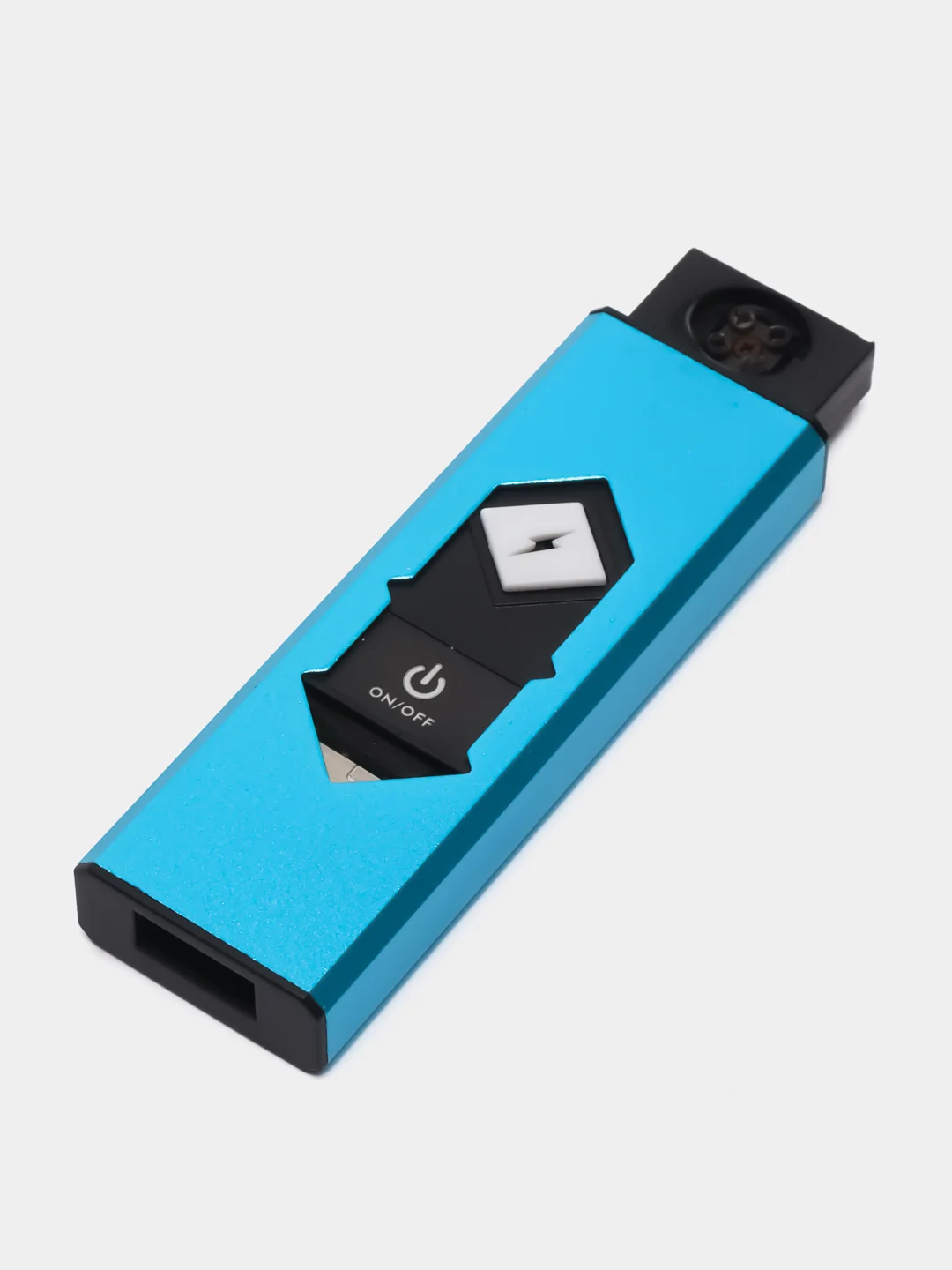 Голубой зажигалка электронная USB