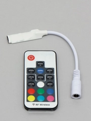 Контроллер с RF пультом управления RGB светодиодной лентой
