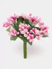 Розовый тычинки с сахарными вставками 12 шт