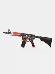 Серый деревянный автомат сувенир М4А4 Вой, Азимов кс го / cs go, сувенир игрушка