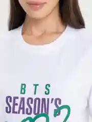 Белый футболка женская K-POP "BTS"