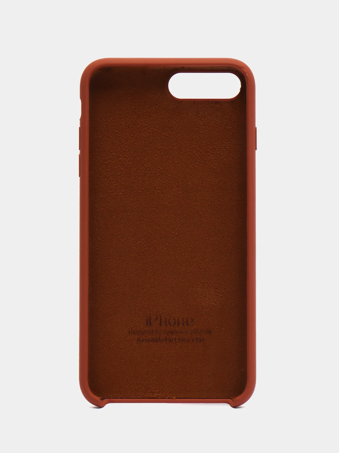 Коричневый чехол Silicone Case для iPhone 7 Plus / iPhone 8 Plus