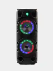 Музыкальная колонка напольная Bluetooth большая, c беспроводным микрофоном и светомузыкой