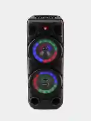 Музыкальная колонка напольная Bluetooth большая, c беспроводным микрофоном и светомузыкой
