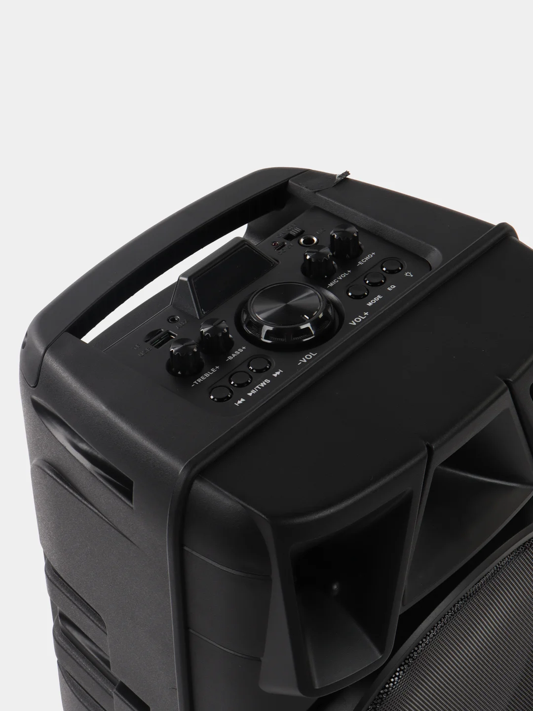 Музыкальная колонка напольная Bluetooth большая, c беспроводным микрофоном и светомузыкой