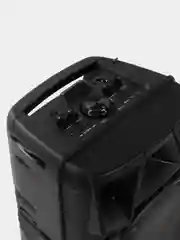 Музыкальная колонка напольная Bluetooth большая, c беспроводным микрофоном и светомузыкой