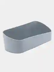 Серый полка для ванной комнаты, на скотче