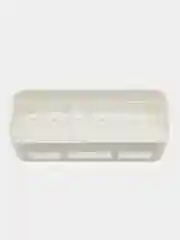 Белый полка для ванной, пластиковая, 2 вида