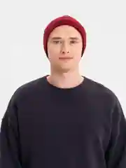 Бордовый шапка из флиса