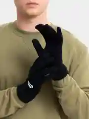 Угольный перчатки мужские утепленные спортивные