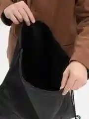 Черный мешок для обуви