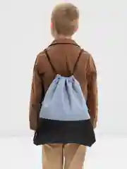 Серый мешок для обуви