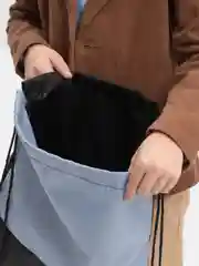 Серый мешок для обуви