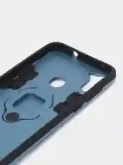 Синий меланж чехол противоударный, с кольцом, на Samsung Galaxy A11 (Самсунг Галакси А11)