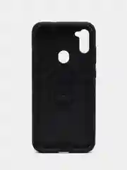 Черный чехол противоударный, с кольцом, на Samsung Galaxy A11 (Самсунг Галакси А11)