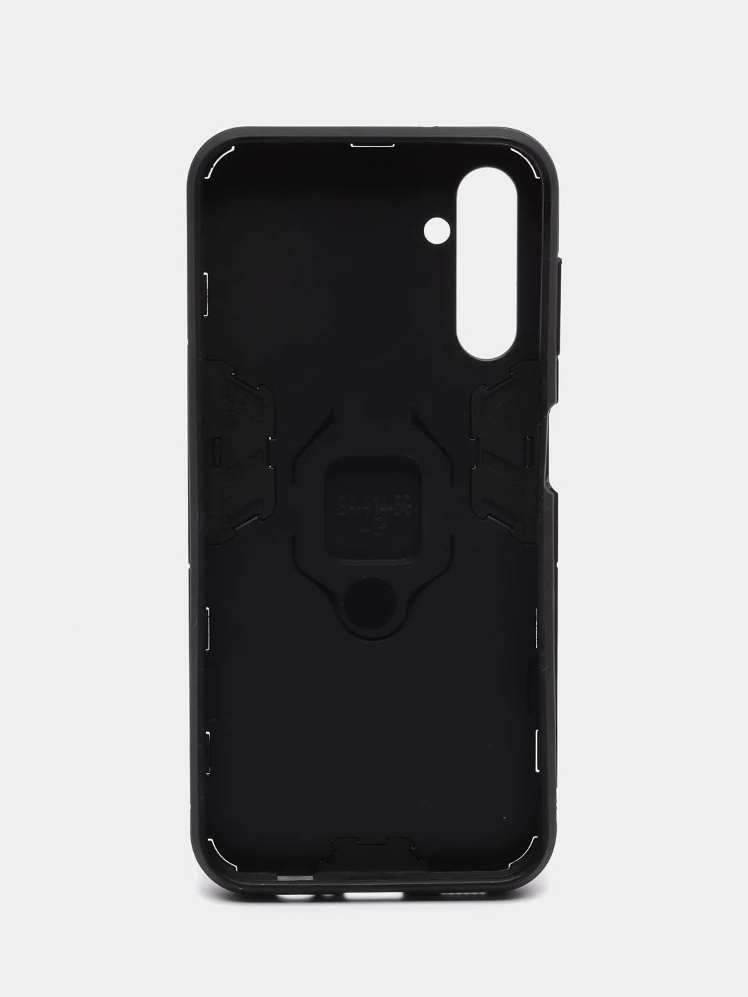 Черный чехол противоударный, с кольцом, на Samsung Galaxy A14 (Самсунг Галакси А14)