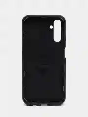 Черный чехол противоударный, с кольцом, на Samsung Galaxy A14 (Самсунг Галакси А14)