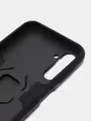 Черный чехол противоударный, с кольцом, на Samsung Galaxy A24 (Самсунг Галакси А24)