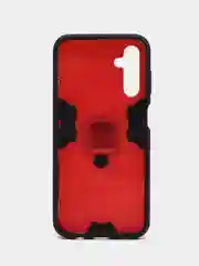 Красный чехол противоударный, с кольцом, на Samsung Galaxy M14 (Самсунг Галакси М14)