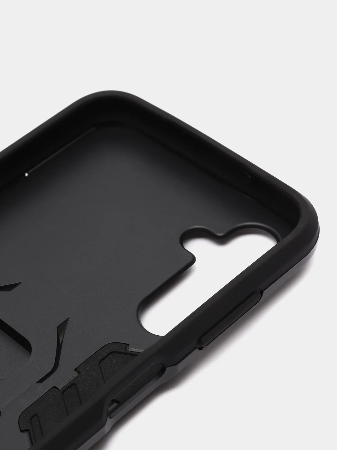Черный чехол противоударный, с кольцом, на Samsung Galaxy M14 (Самсунг Галакси М14)