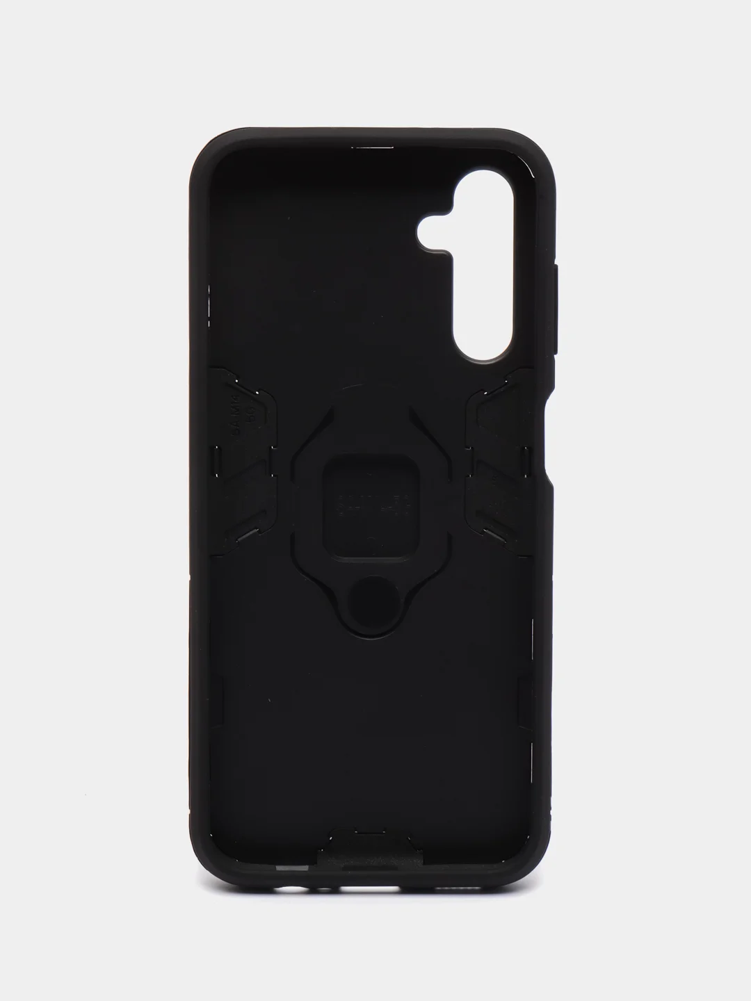 Черный чехол противоударный, с кольцом, на Samsung Galaxy M14 (Самсунг Галакси М14)