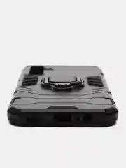 Черный чехол противоударный, с кольцом, на Samsung Galaxy M14 (Самсунг Галакси М14)
