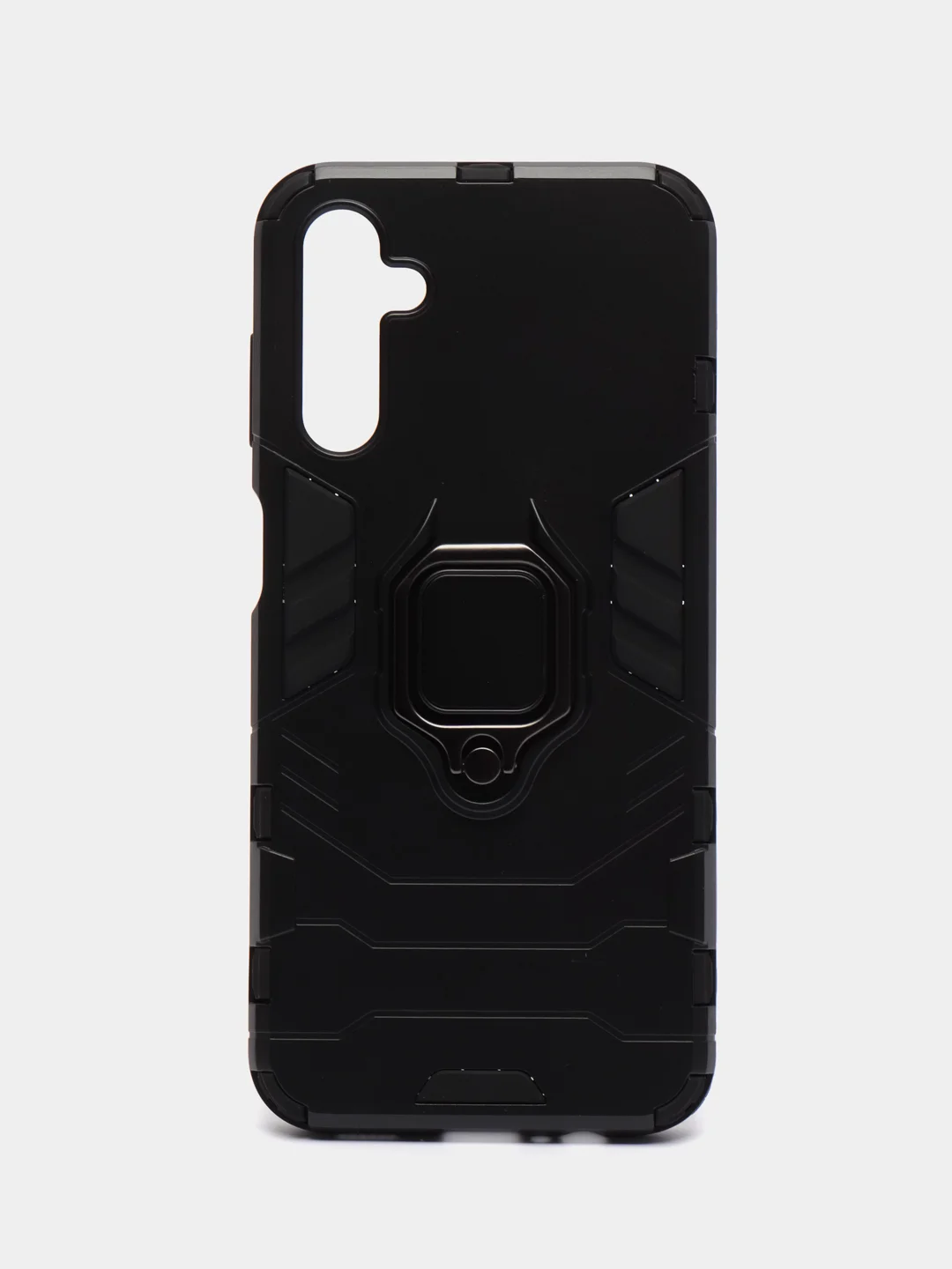 Черный чехол противоударный, с кольцом, на Samsung Galaxy M14 (Самсунг Галакси М14)