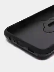 Черный чехол противоударный, с кольцом, на Samsung Galaxy M14 (Самсунг Галакси М14)