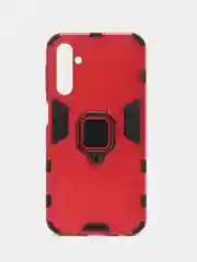 Красный чехол противоударный, с кольцом, на Samsung Galaxy A24 (Самсунг Галакси А24)