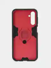Красный чехол противоударный, с кольцом, на Samsung Galaxy A24 (Самсунг Галакси А24)