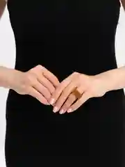 Карамельный кольца акриловые, женские, размер единый, разные цвета, кольцо печать, пачатка, перстень