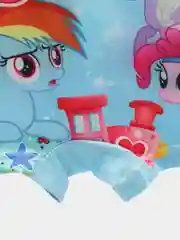 Голубой трусики-шортики для девочек, 3-10 лет