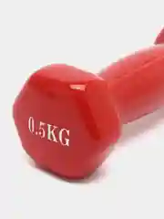 Красный гантели для фитнеса виниловые 0,5, 1, 1,5, 2 кг