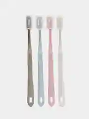 Зубная щетка, с мягкой щетиной, 4 штуки