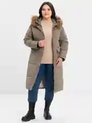Оливковый куртка женская