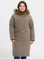 Оливковый куртка женская