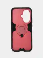 Красный чехол противоударный, с кольцом, на Huawei Nova 11 (Хувей Нова 11)