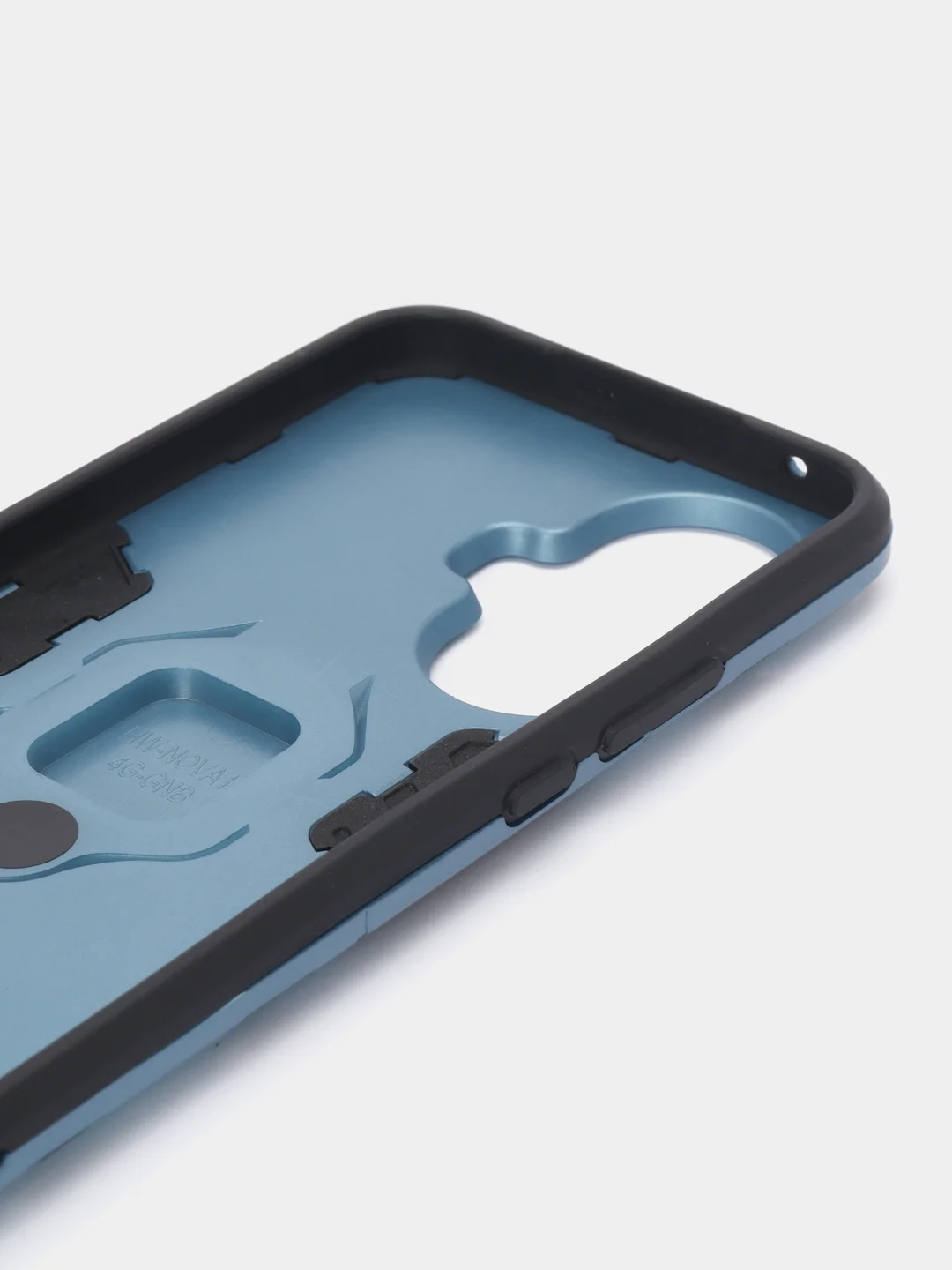 Синий меланж чехол противоударный, с кольцом, на Huawei Nova 11 (Хувей Нова 11)