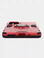 Красный чехол противоударный, с кольцом, на Huawei Nova 11i (Хуавей Нова 11i)