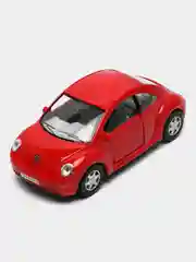 Зеленый металлическая машинка Kinsmart "Volkswagen Beetle New", 1:32 KT5028D