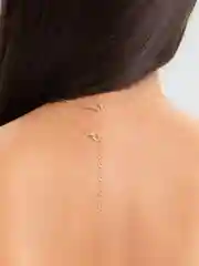 Золотой цепочка на шею, женская, с подвеской