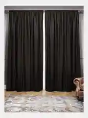 Черный шторы на окна Блэкаут