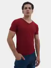 Багровый футболка мужская