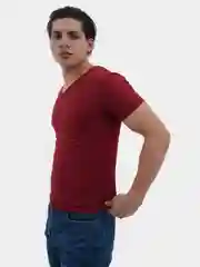 Багровый футболка мужская