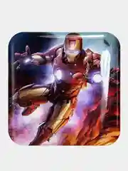 Багровый 3d стикеры (наклейки) на телефон Marvel Мстители