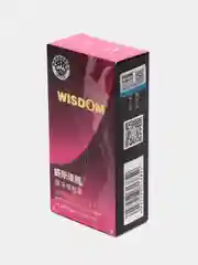 Фуксия презервативы WISDOM 10 шт, 5 видов, тонкие, ребристые,