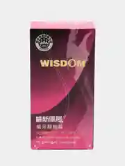 Фуксия презервативы WISDOM 10 шт, 5 видов, тонкие, ребристые,