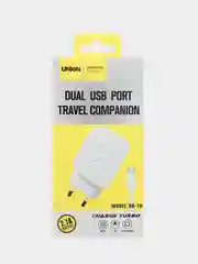 Сетевое зарядное устройство с кабелем Micro USB, 2.1A